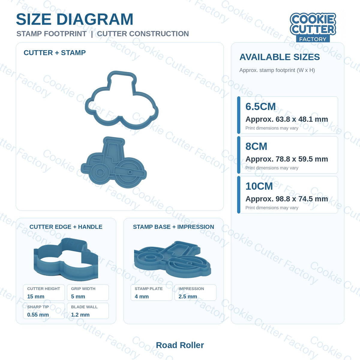 Busy Builders Construction Cookie Cutter and Embosser Stamp Set - 6 Designs | CCF_APPROVED_MEDIA_V1:8:e9ddcc483544bb393bf68c32127c5c968a1f1f58b1fc327641e7ba4c60504d43