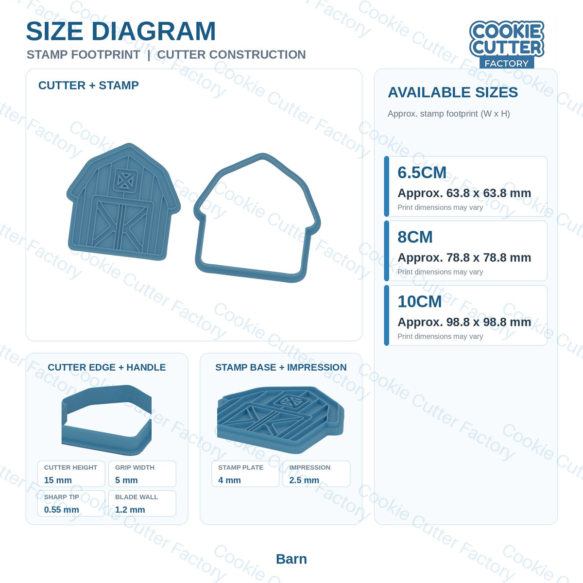 Little Farm Friends Cookie Cutter and Embosser Stamp Set - 6 Designs | CCF_APPROVED_MEDIA_V1:8:56adef72ec4f85884490d5896b970eb6898556655270c0c4dd615f92ae6c5d36