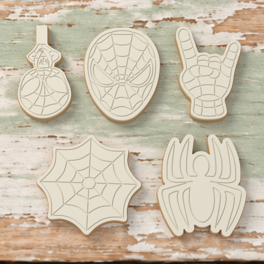Spidey Style Web-Slinger Cookie Cutter and Embosser Set (Set of 5) | CCF_APPROVED_MEDIA_V1:2:484e030ed2e6de8398f481a5b33dea524e6ad34e48586b3376ee4e61955723d7