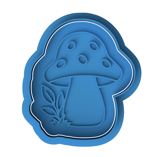 Mushroom Cookie Cutter & Embosser – Woodland Style