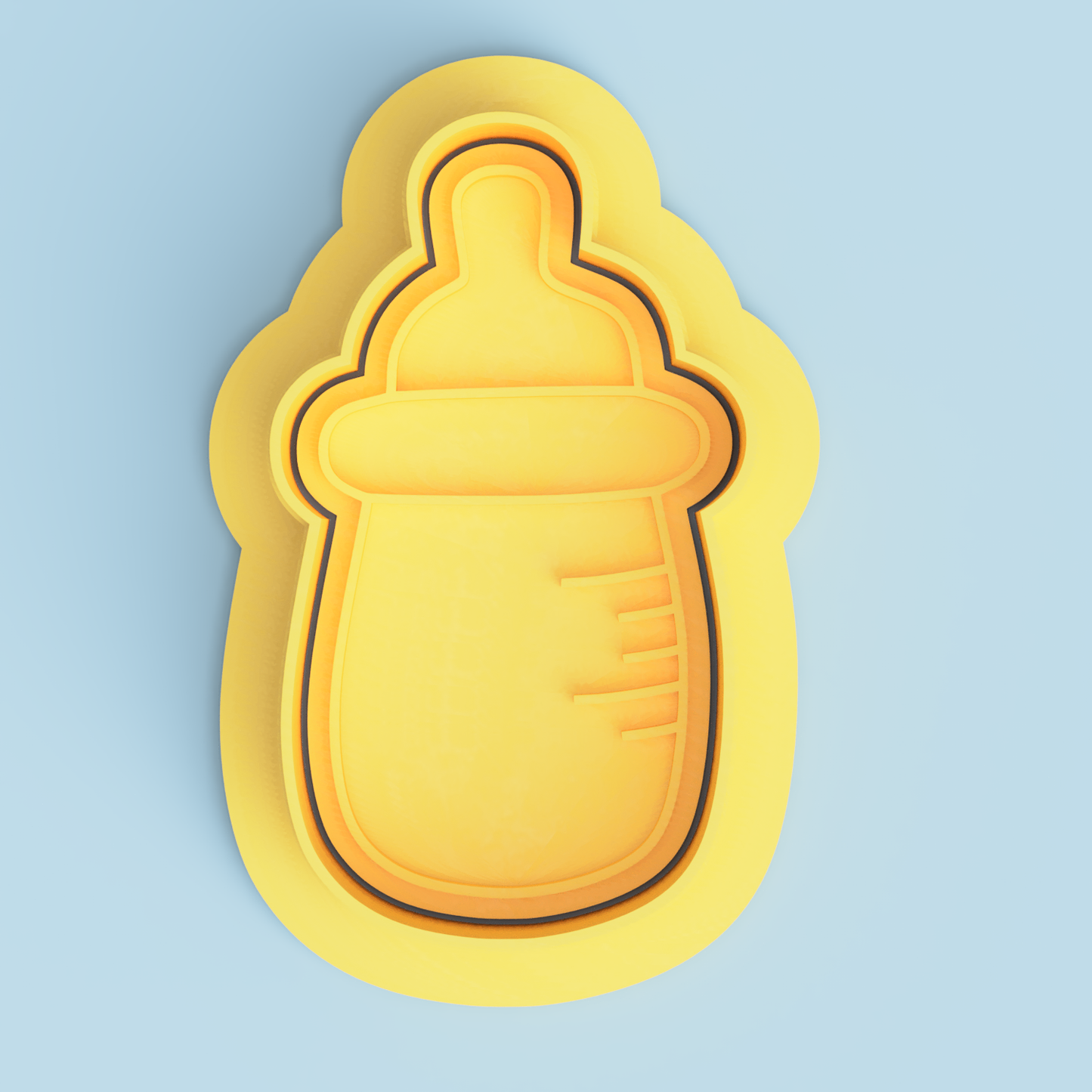 Baby Bottle Cookie Cutter & Stamp V1