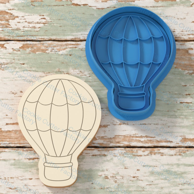 Hot Air Balloon with Scalloped Bands Cookie Cutter and Embosser Stamp - All Sizes STL Download | CCF_APPROVED_MEDIA_V1:3:55770d23790ba02c561674ba42f5d98cd1d4081593b237e36c96f403c24f63b4