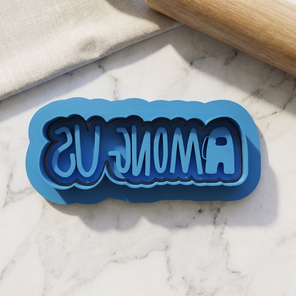 Space Crew Cookie Cutter and Embosser Stamp Set Gaming Kids TV