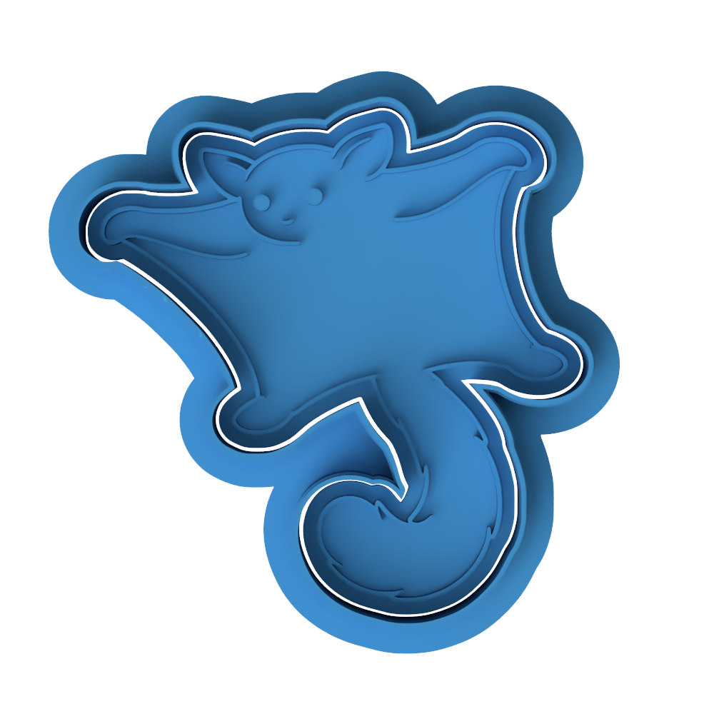 Sugar Glider Cookie Cutter and Embosser Stamp | Australian Wildlife, Flying Possum