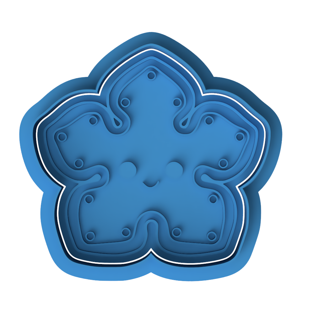 Demogorgon Cookie Cutter and Embosser Set - Stranger Things Fan Gift