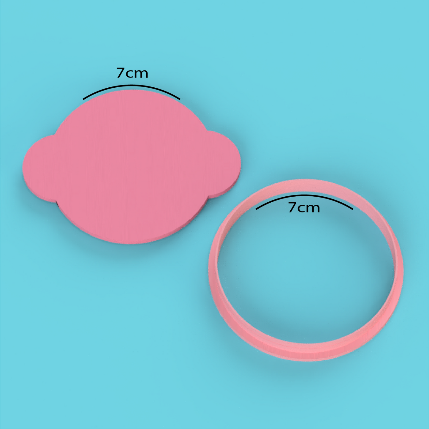 Communion Stamp Cookie Cutter Wavy Circle