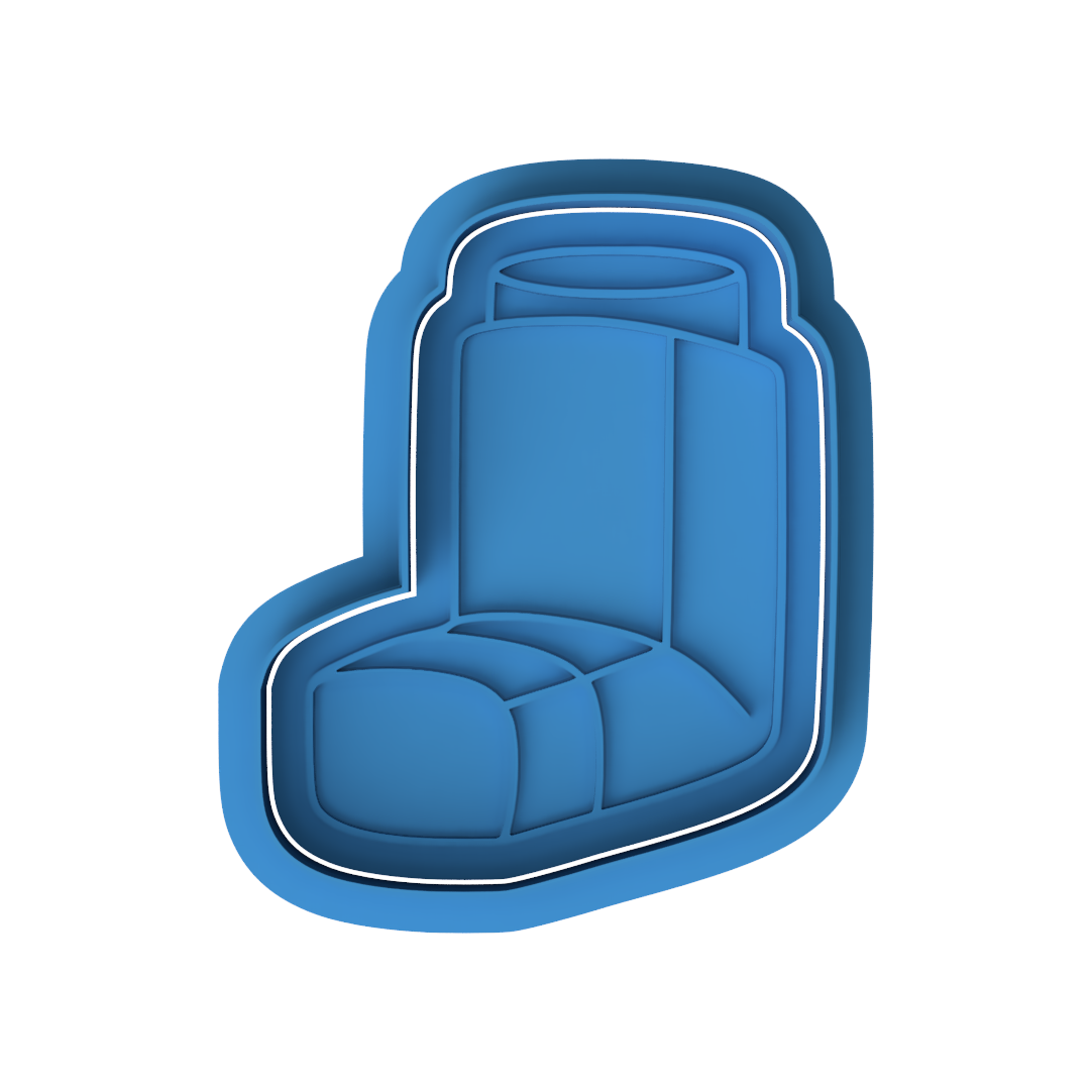 Ventolin Asthma Inhaler Cookie Cutter and Embosser Set – Medical Awareness Baking Tool