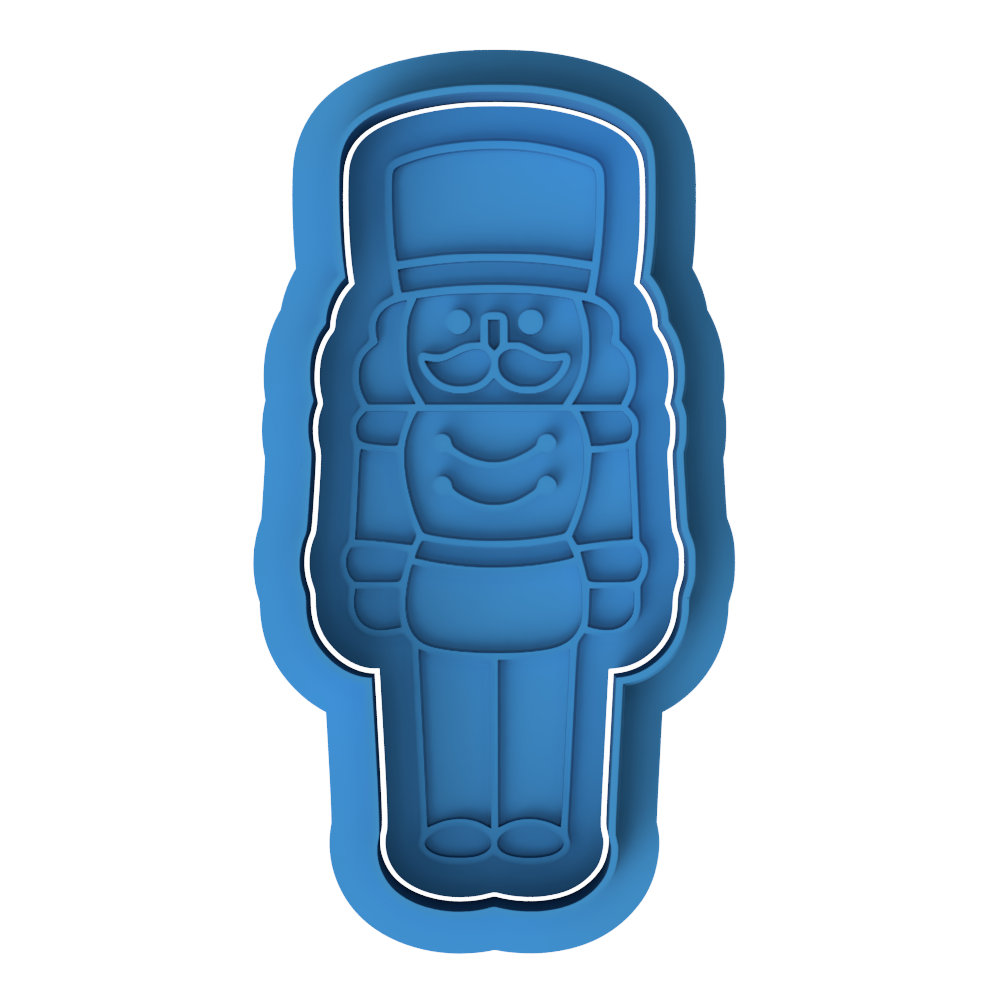 Nutcracker Cookie Cutter & Embosser Christmas