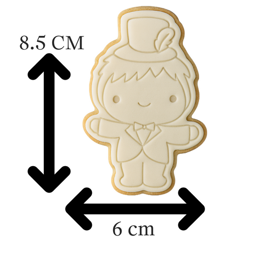 Circus Ringmaster Cookie Cutter & Embosser Stamp