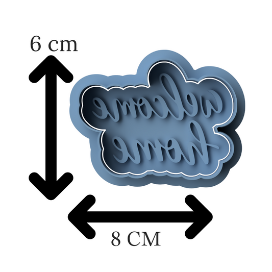 Welcome Home Cookie Cutter & Stamp
