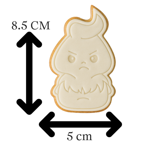 Baby Grinch Cookie Cutter & Embosser Stamp