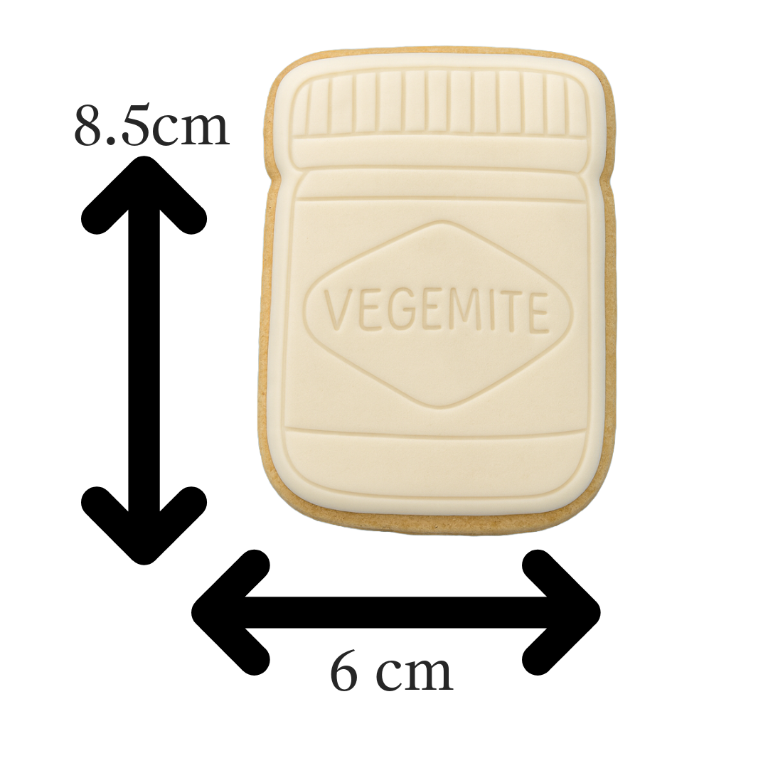 Vegemite Cookie Cutter & Embosser Stamp