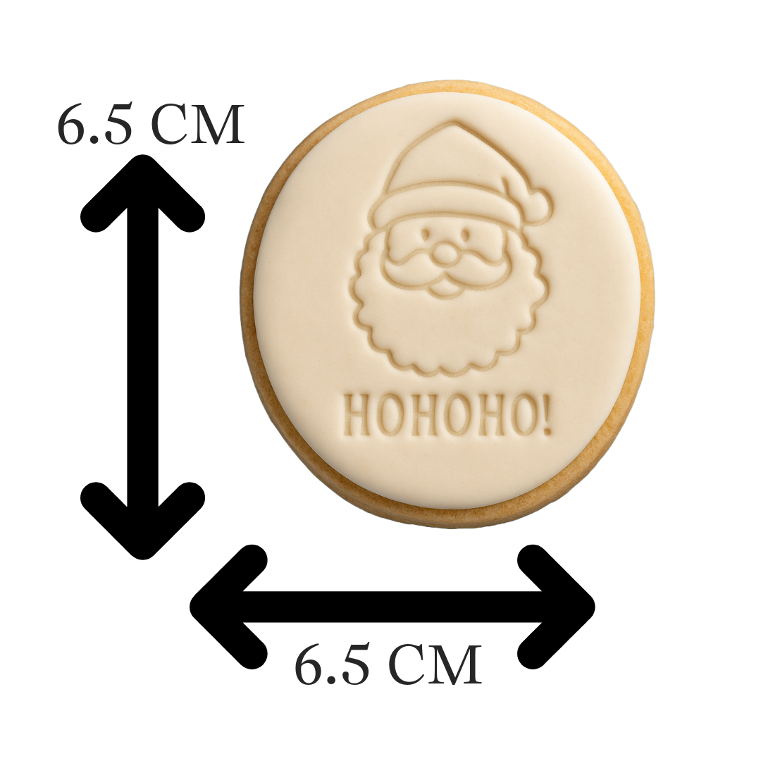 Ho Ho Ho Santa Cookie Cutter & Embosser