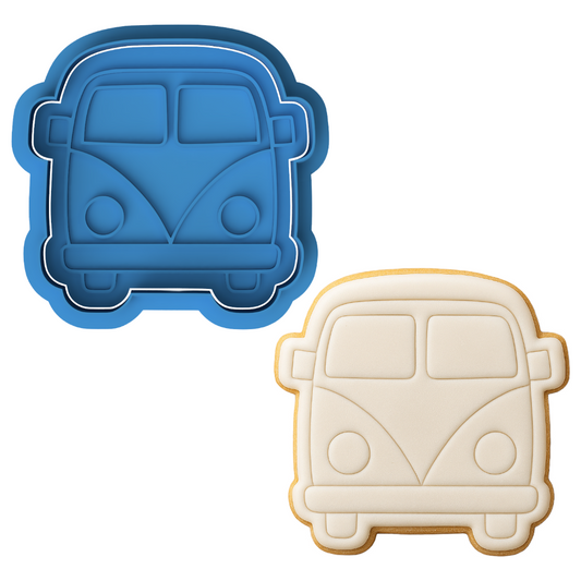 Van Cookie Cutter & Embosser Travel Biscuit Stamp