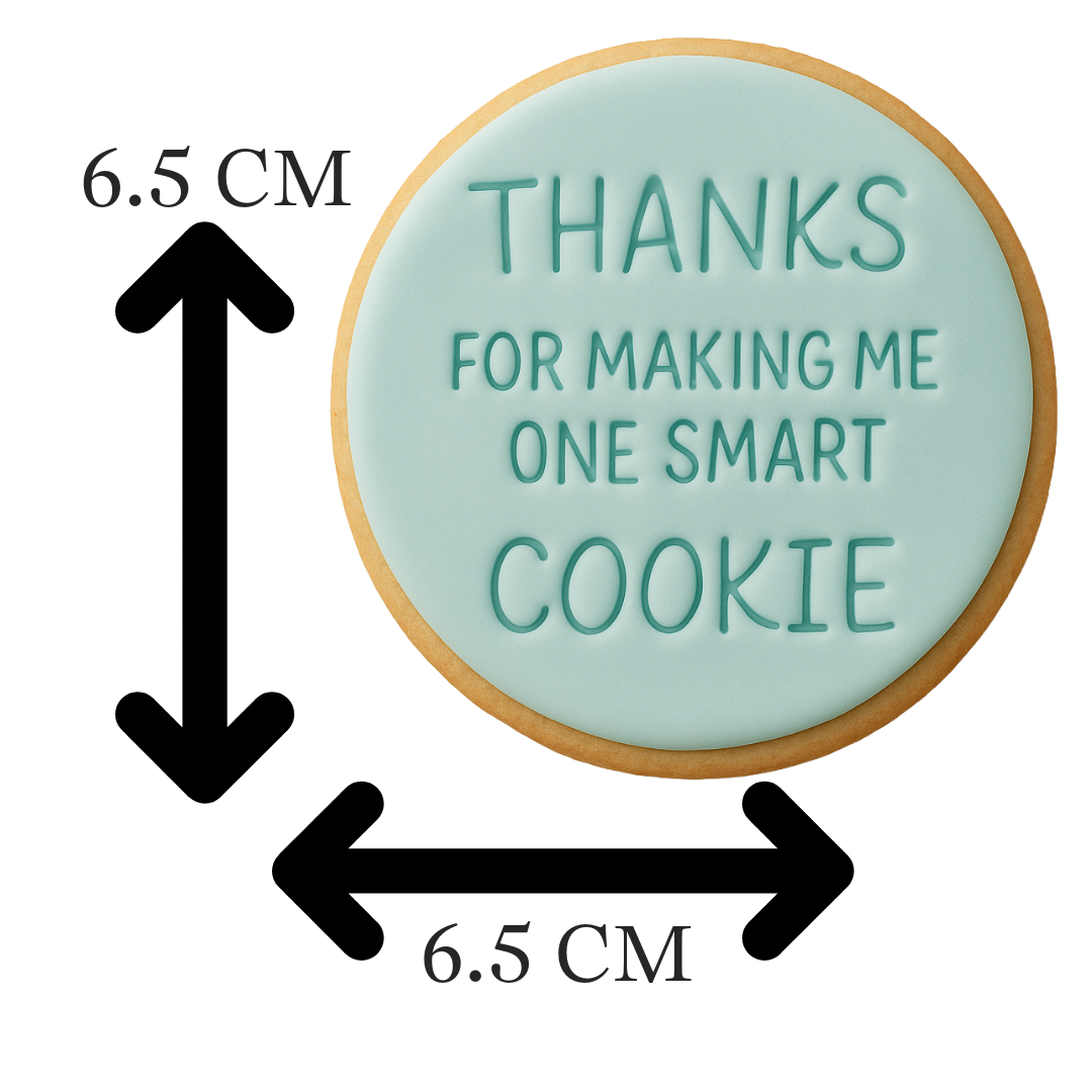 Smart Cookie Embosser Stamp | Teacher Thank You Gift, Appreciation, School