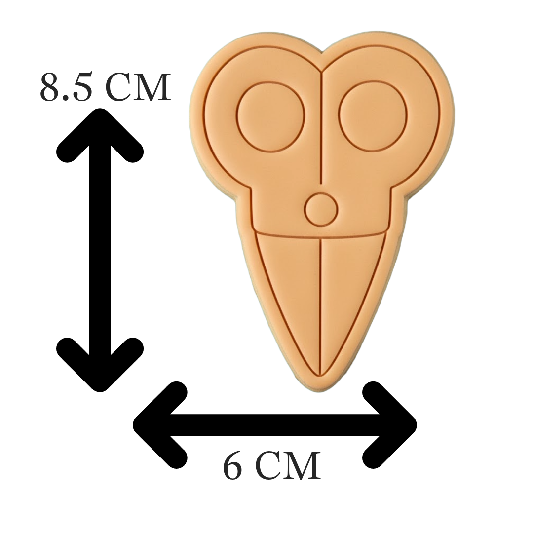 School Scissors Cookie Cutter and Embosser Stamp Set | Craft, Back to School, Teacher