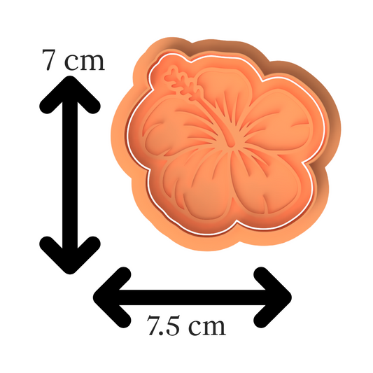 Hibiscus Flower Cookie Cutter & Embosser Set – Lilo & Stitch Inspired