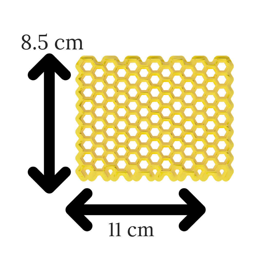 Honeycomb Imprint Texture Plate - 11cm x 8.5cm