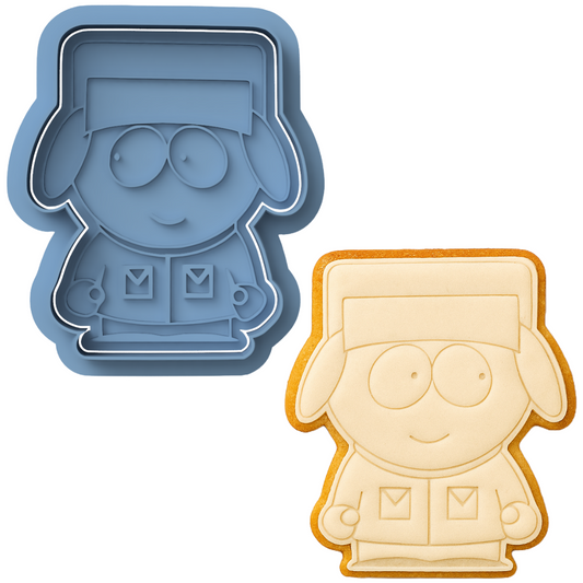 South Park Character Cookie Cutter & Embosser Set – Cartman, Kenny, Kyle, Stan