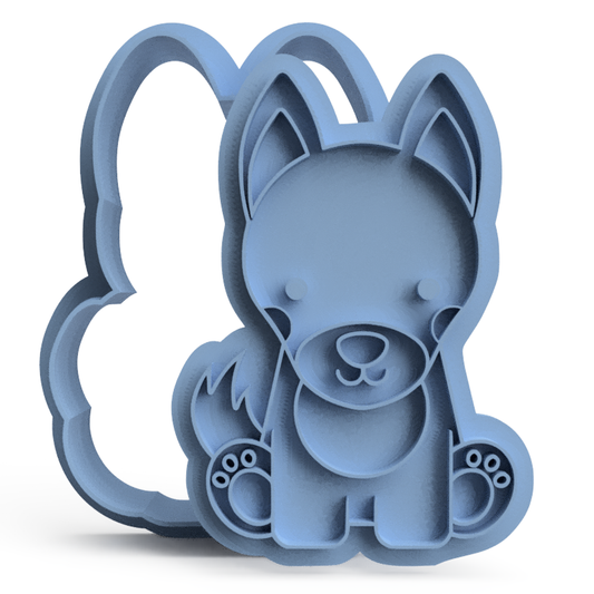 Dingo Cookie Cutter & Stamp V2
