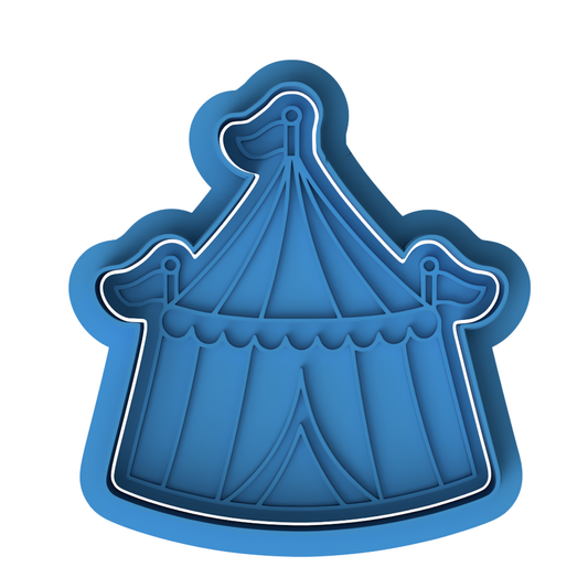 Circus Tent Cookie Cutter & Embosser Stamp