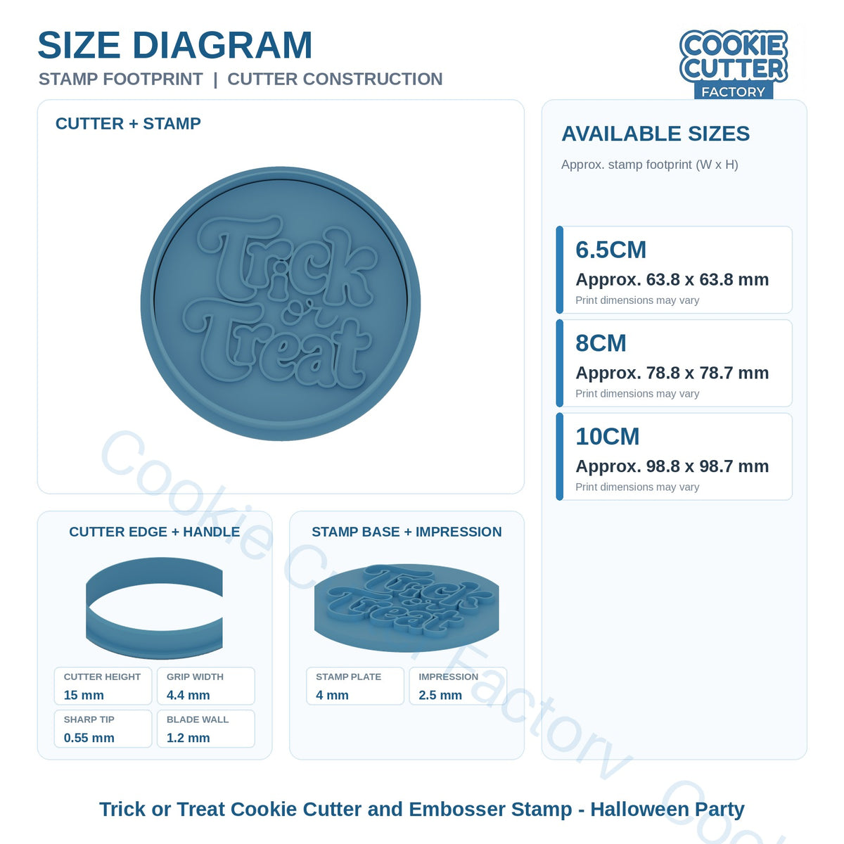 Trick or Treat Cookie Cutter and Embosser Stamp - Halloween Party | CCF_APPROVED_MEDIA_V1:3:965a4effec7ab6f8b38ee700610a0ffdefb380628d922221dc297f7f47698762