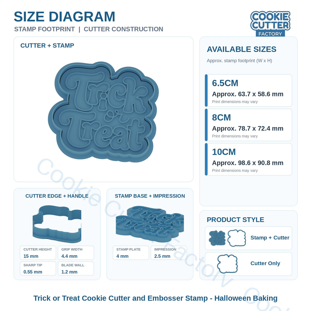 Trick or Treat Cookie Cutter and Embosser Stamp - Halloween Baking | CCF_APPROVED_MEDIA_V1:3:64882053fb9955c59c9edf1e3f0299d7e7f67091b6a578bb20812cc8e21c6876