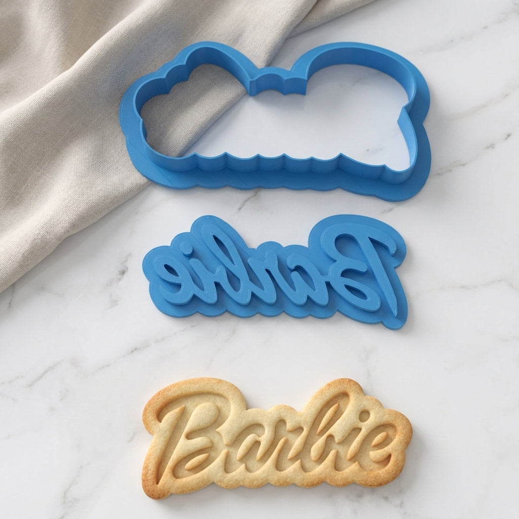 Doll Character Cookie Cutter & Embosser Stamps Set V2 Kids TV