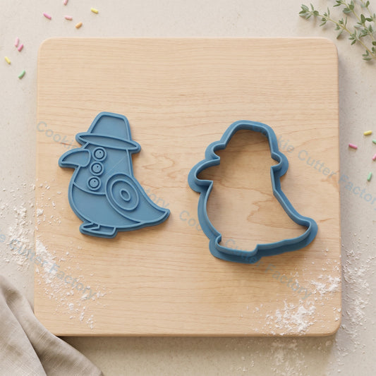 Demon Hunters Sussie the Magpie Cookie Cutter and Embosser Stamp - Chibi Design