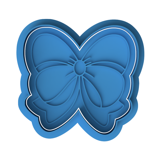 Cute Bow Cookie Cutter and Embosser Set | Coquette Ribbon | Baby Shower Girl Birthday