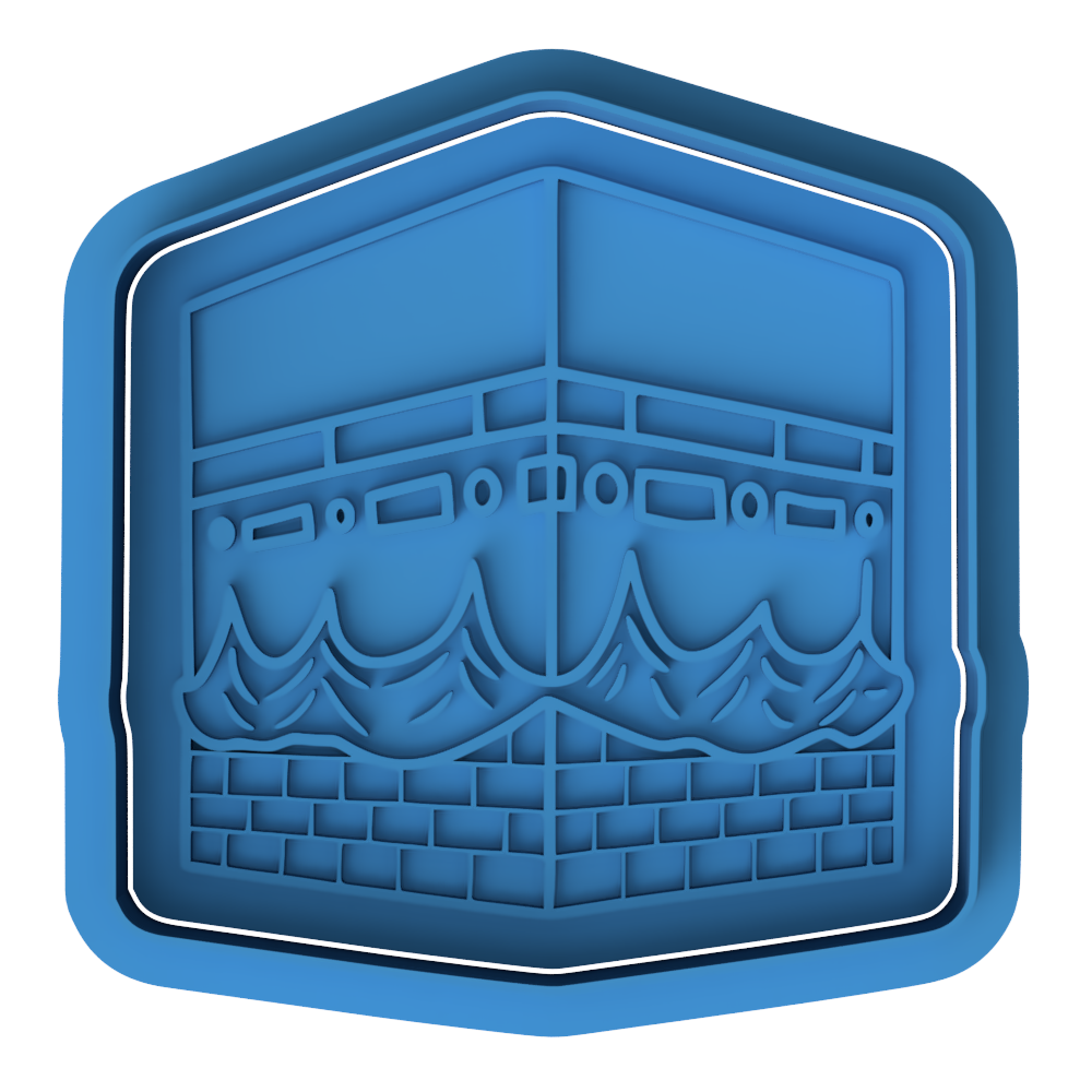 Kaaba Cookie Cutter & Embosser – Eid & Ramadan Cookie Design
