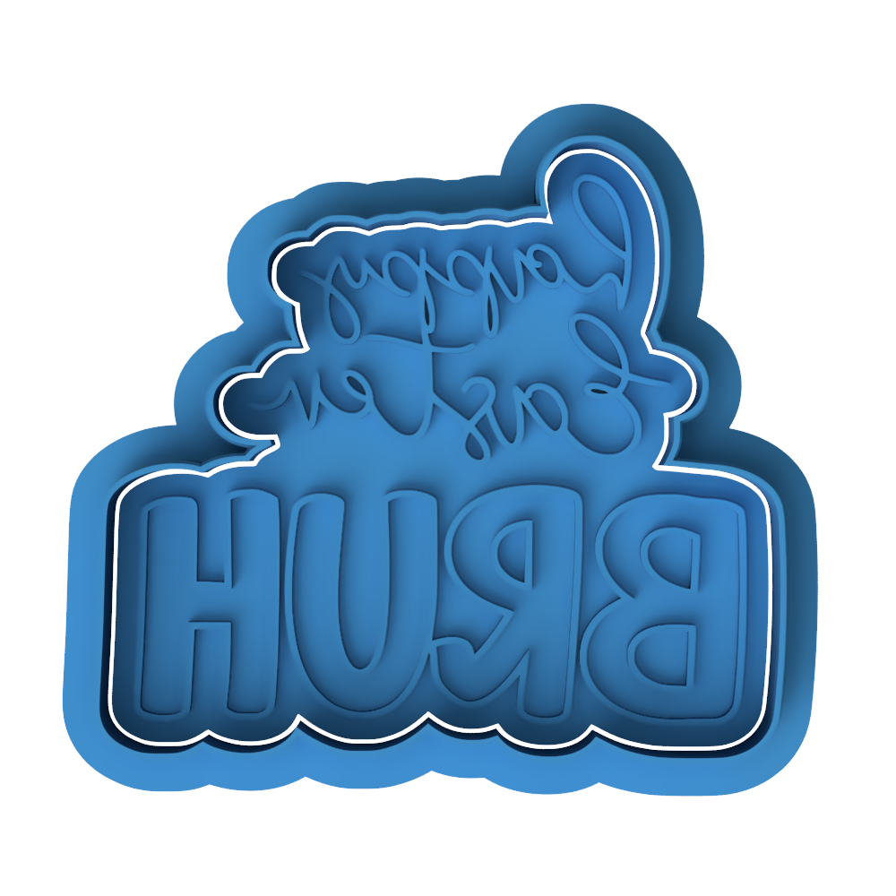 Happy Easter Bruh Cookie Cutter and Embosser Set – Funny Easter Collection