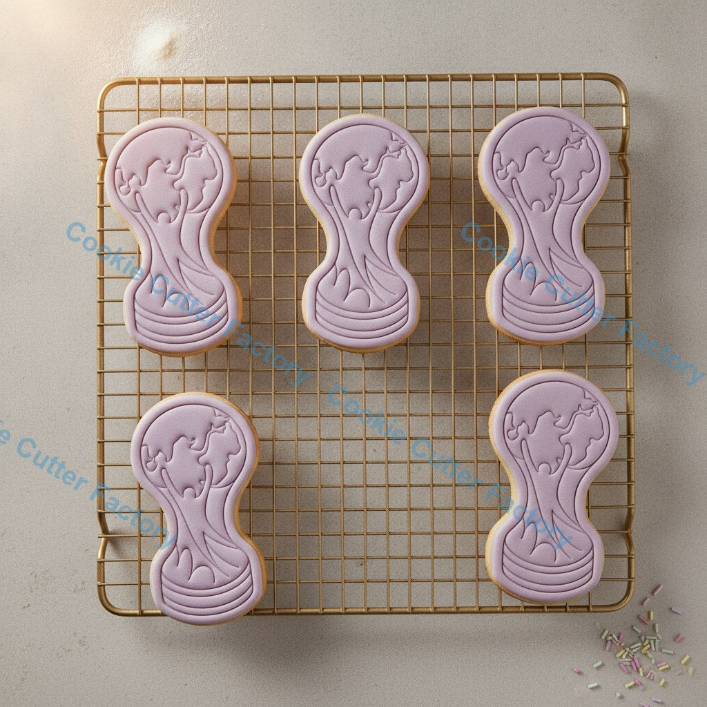 Globe Trophy Sports Award Cookie Cutter and Embosser Stamp