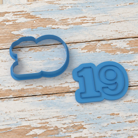 Number 19 Cookie Cutter and Embosser Stamp – Nineteenth Birthday Party Baking | CCF_APPROVED_MEDIA_V1:2:70953e5d93c0c7352e1eb1fcc6bde9f541e9f9464a0e93aa948aa1a0bd052688