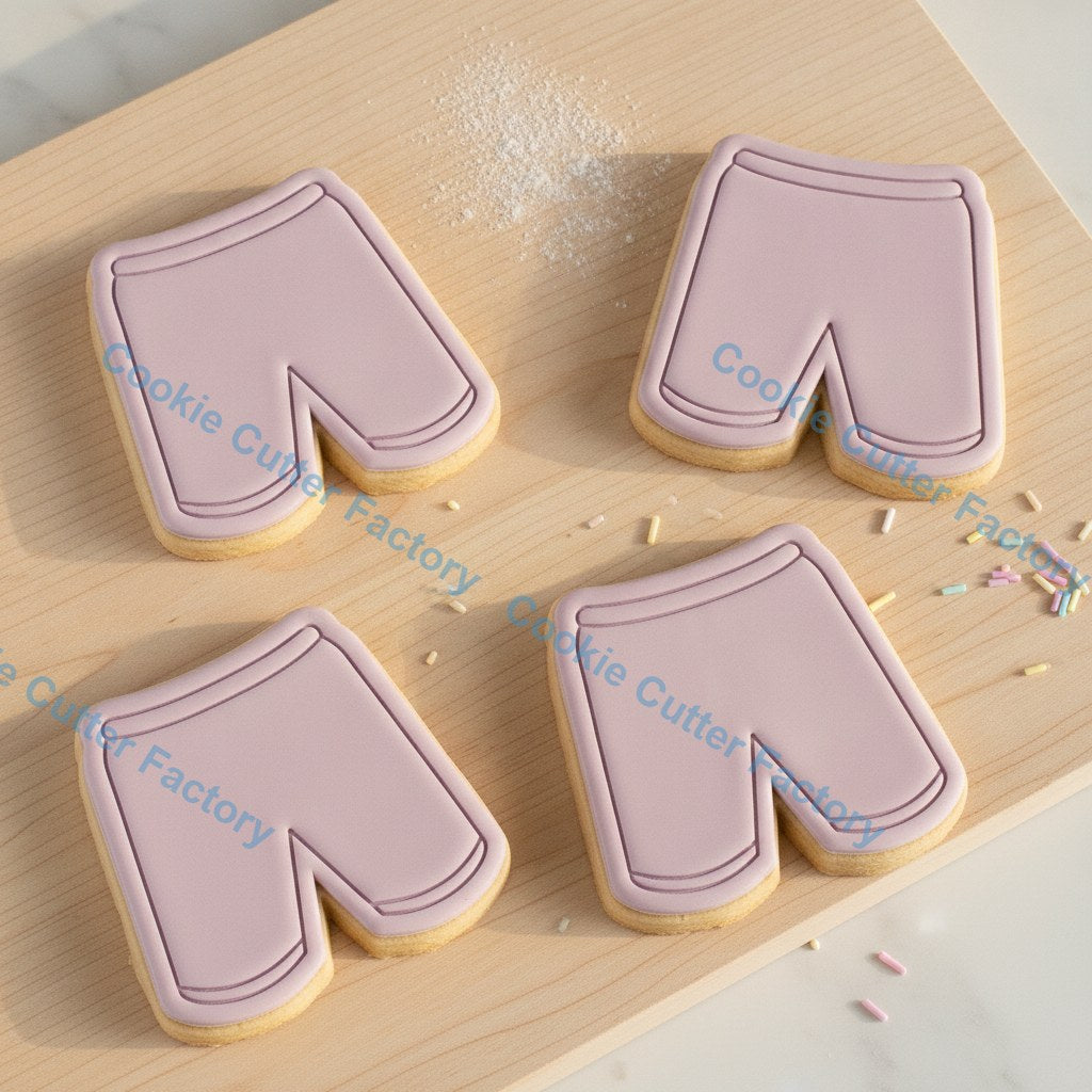 Soccer Shorts Cookie Cutter and Embosser Stamp - Sports Team Theme