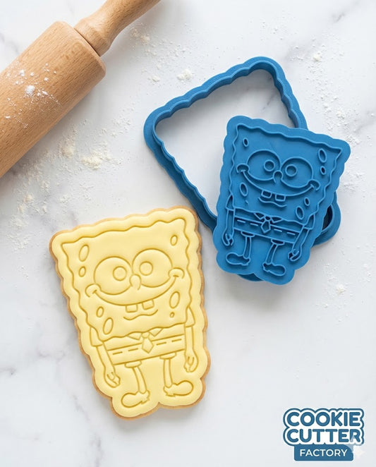 SpongeBob SquarePants Cookie Cutter and Embosser Set - Under the Sea Birthday Party