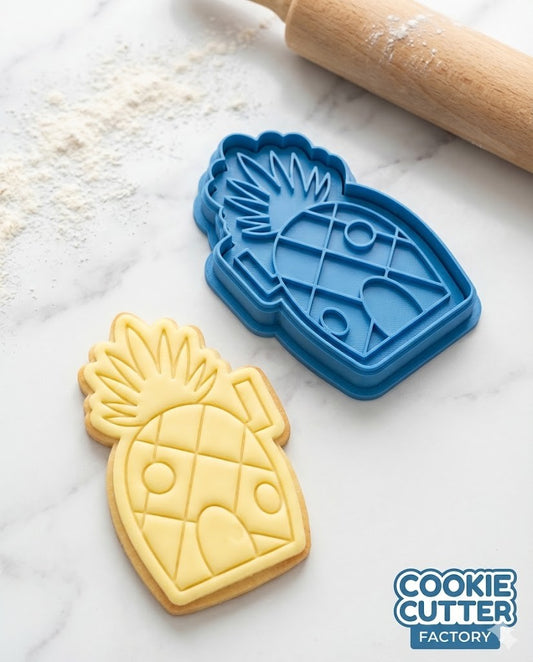 SpongeBob's Pineapple House Cookie Cutter and Embosser Set - Under the Sea Birthday Party