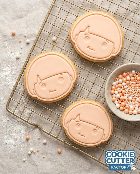 Will Byers Cookie Cutter and Embosser Set - Stranger Things Fan Gift & Party Decor