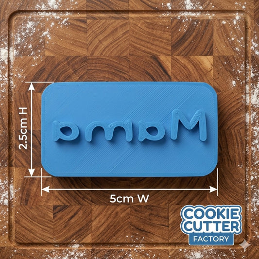 Mama Mini Block Text Embosser Stamp – Mother's Day Collection