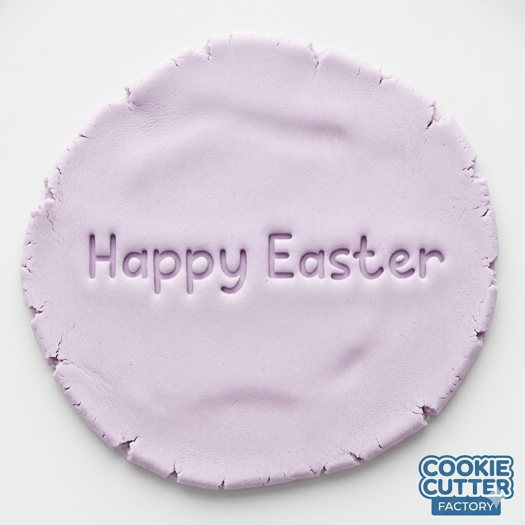 Happy Easter Mini Block Text Embosser Stamp – Easter Collection