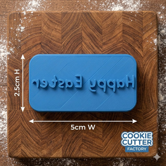 Happy Easter Mini Block Text Embosser Stamp – Easter Collection