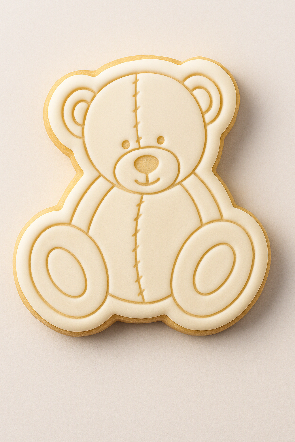 Teddy Bear V3 Cookie Cutter & Embosser Stamp baby shower
