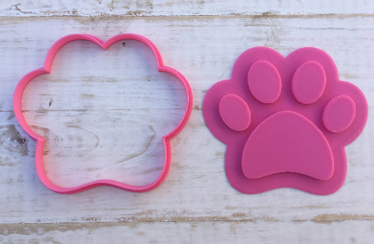 Paw & Bone Cookie Cutter And Embosser Stamp Animals
