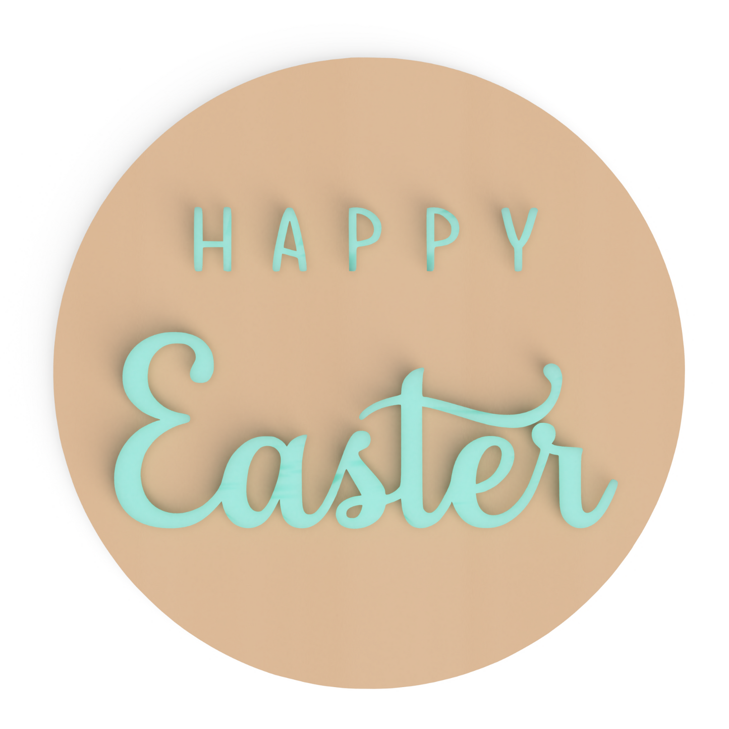 Happy Easter Cookie Cutter & Embosser Stamp Style 2