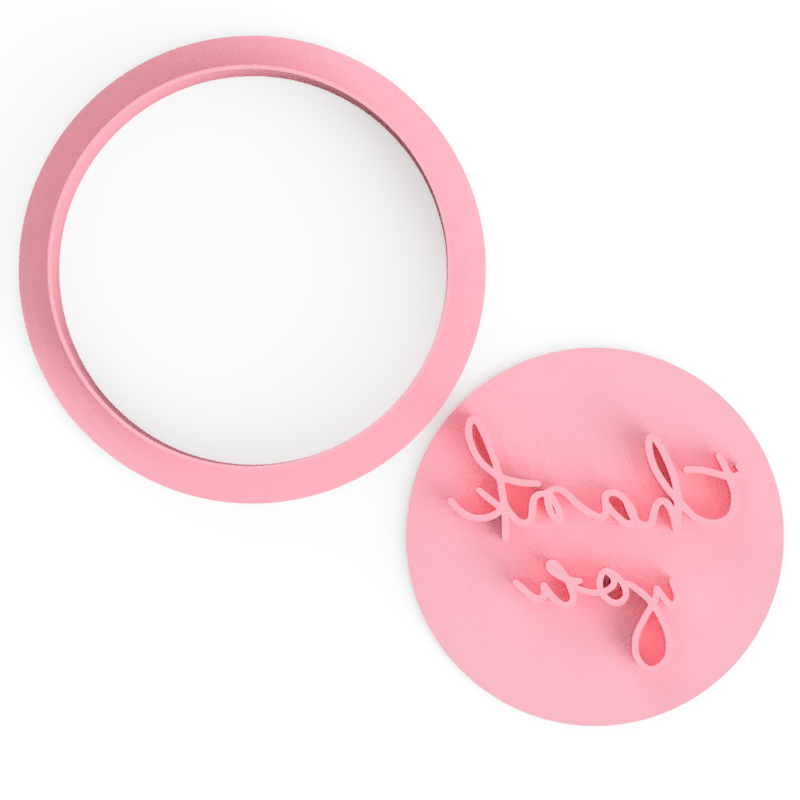 Thank You Cookie Cutter & Embosser Stamp Appreciation