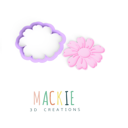Daisy Cookie Cutter & Embosser Stamp flowers