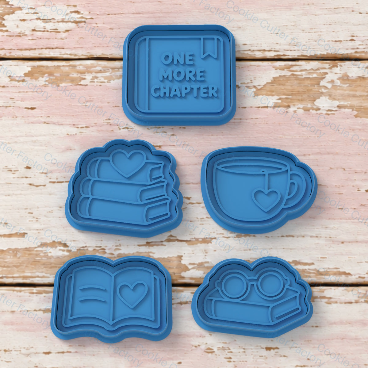 Cosy Book Club Cookie Cutter & Stamp Set | CCF_APPROVED_MEDIA_V1:1:f3f0ee0d3ebbe105fa08801254feb6d4e5c1e73eb27776bcf5063c58a94d436f