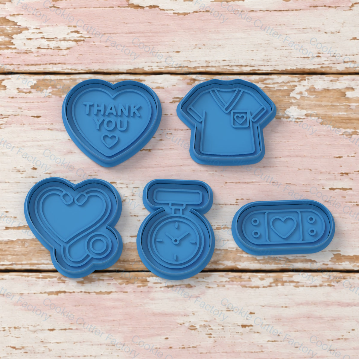Healthcare Heroes Cookie Cutter & Stamp Set | CCF_APPROVED_MEDIA_V1:1:cd27f018c655c0a40f17c2c411136a0a8591789ec88fb3d22fdf51b2c4608d4c