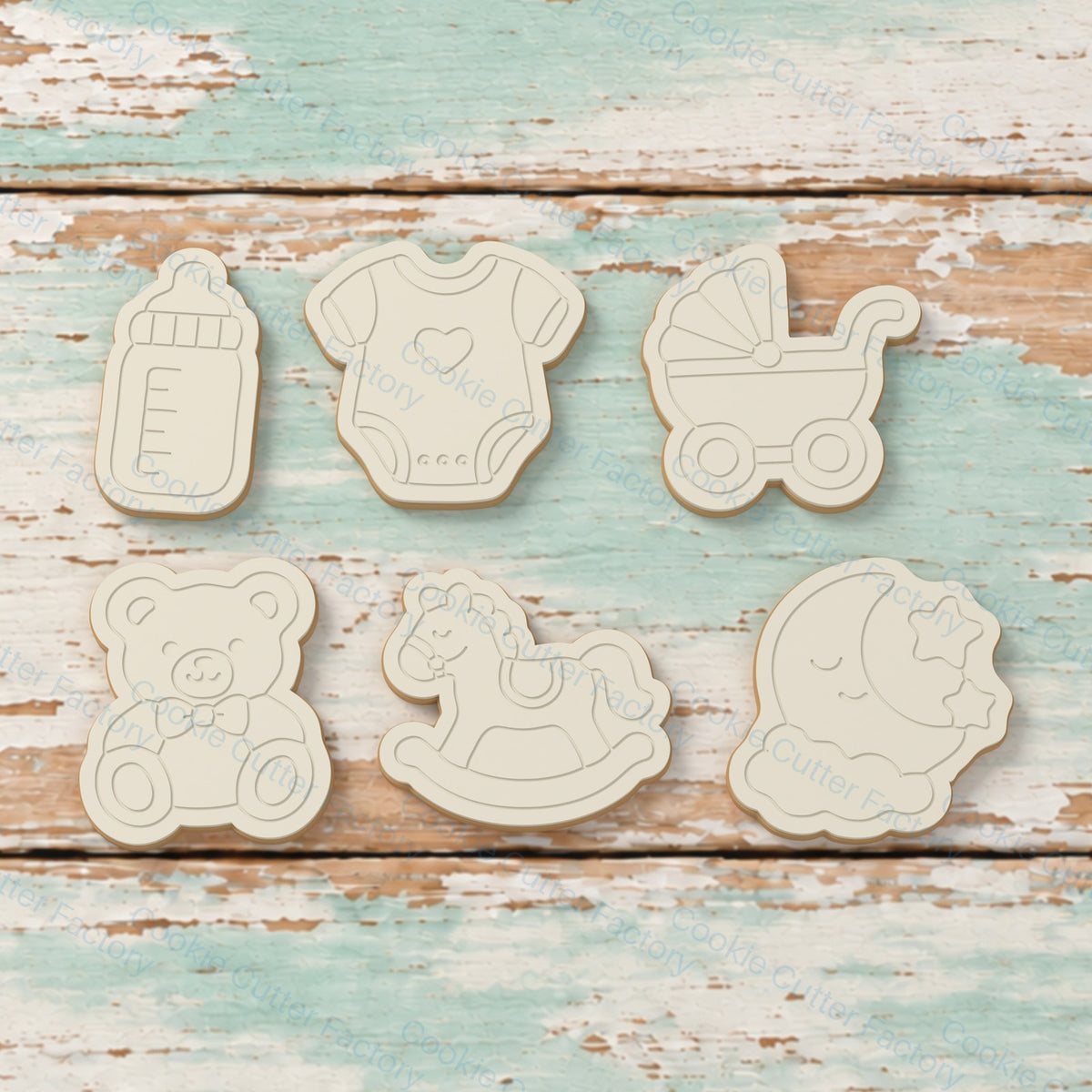 Sweet Baby Welcome Cookie Cutter and Embosser Stamp Set - 6 Designs | CCF_APPROVED_MEDIA_V1:2:2083aa8e2f2854587526ce6ab7c86a4b8a178feecbb56c0aee51a3674a785218
