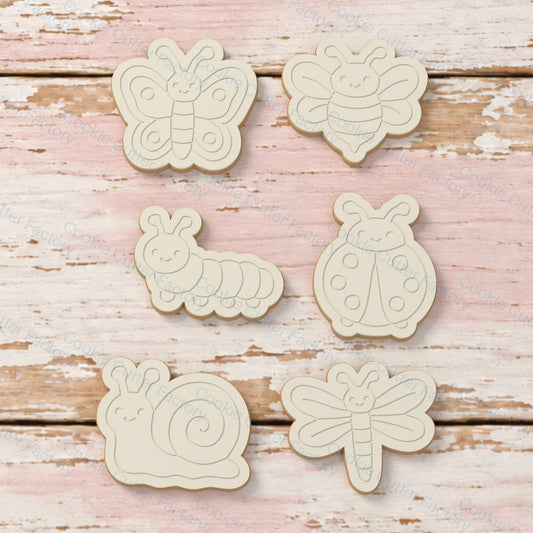 Little Garden Bugs Cookie Cutter and Embosser Stamp Set - 6 Designs | CCF_APPROVED_MEDIA_V1:2:f872b7a2b51c985f422eeee72a958e374f05edab9bde431217dded49d24fffb2